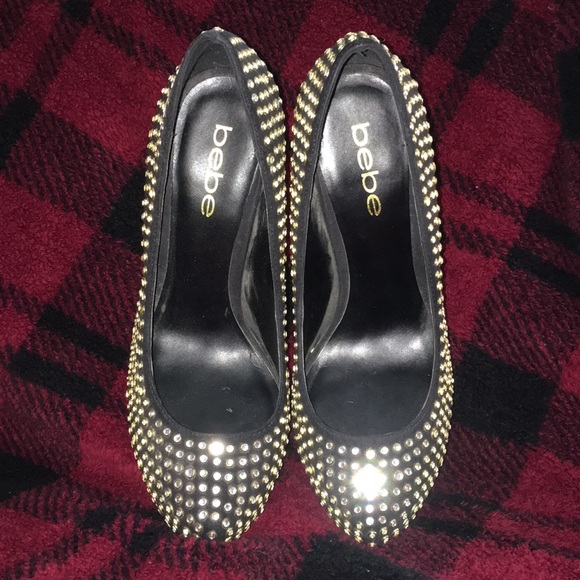 bebe Shoes - 💎💎BEBE RHINESTONE 💎💎💎PLATFORM PUMPS💎💎💎💎💎